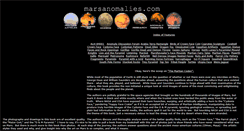 Desktop Screenshot of marsanomalies.com